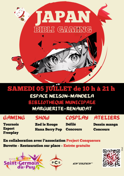 bIBLI jAPAN gAMING_affiche