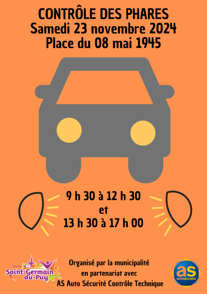 CONTROLE DES PHARES Samedi