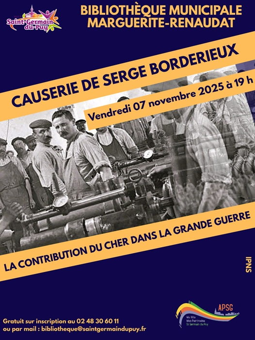 La contribution du CHER dans la Grande Guerre_affiche_portail
